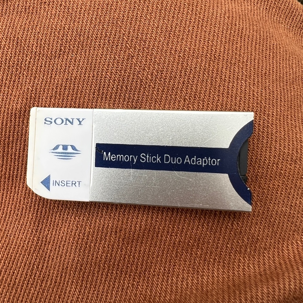 Sony discontinued memory stick duo adapter WITH memory stick pro 64 GB